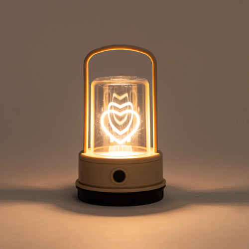 Pink Heart USB Lantern