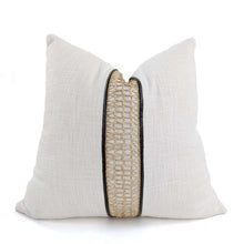 Cream Braid Cushion