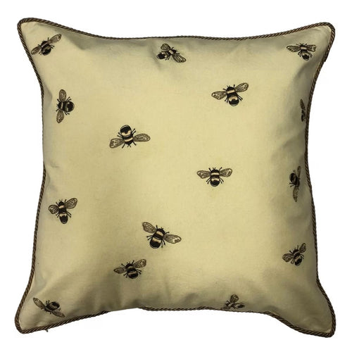 Gold Bees Cushion