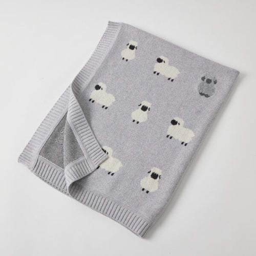 Little Meadows Knitted Blanket