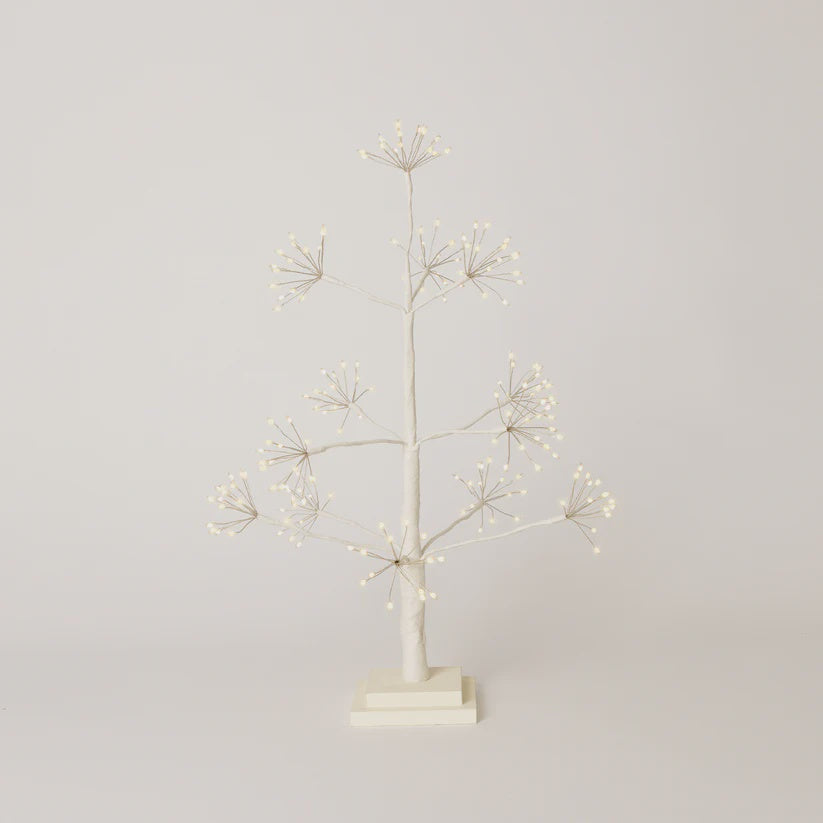 60cm White Starburst Tree