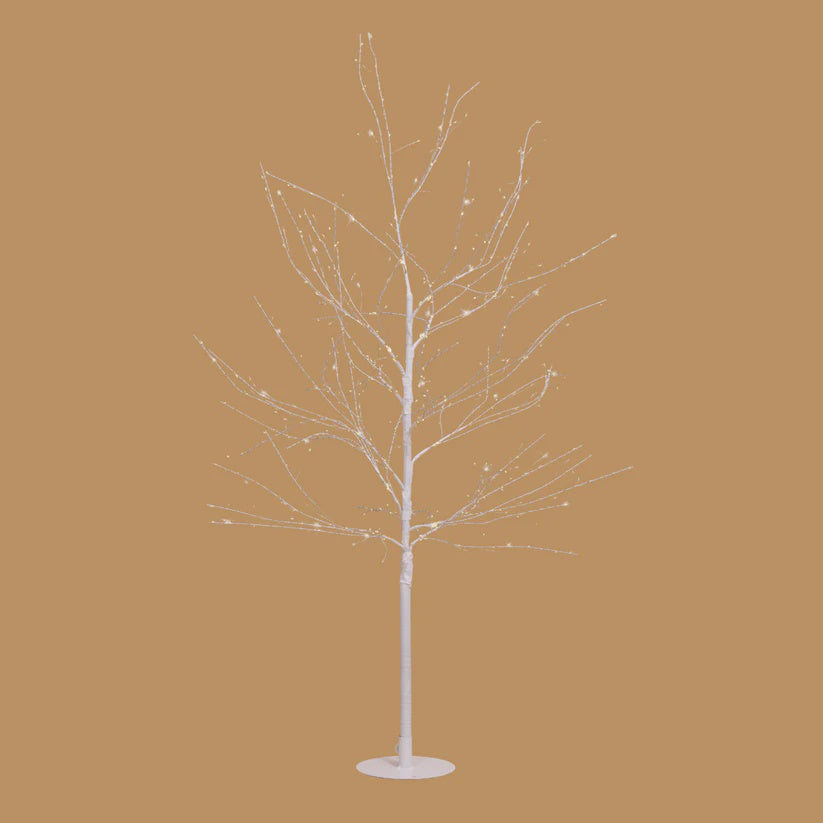 White 150cm Willow LED Tree