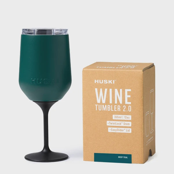 Huski Wine Tumbler - Deep Teal
