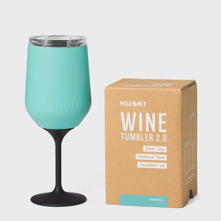 Huski Wine Tumbler - Turquoise