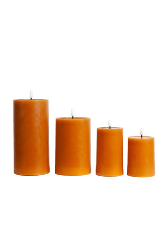 Tobacco LED Wax Candle