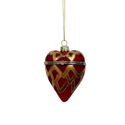 Red/Gold Openable Heart