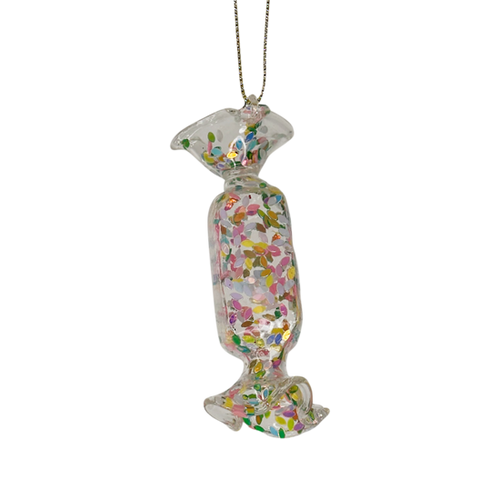 Multi-colour glass candy