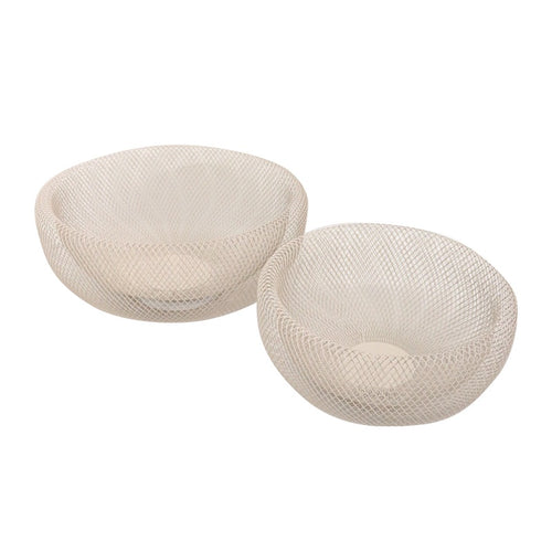 Ivory Mesh Bowl Set