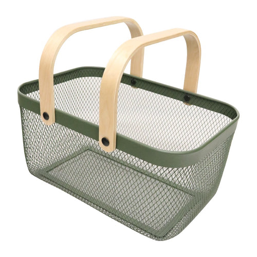 Green Mesh Basket