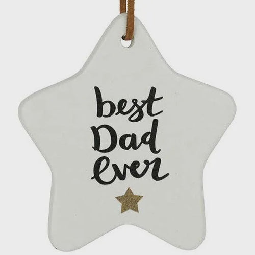 Dad Hanging Star