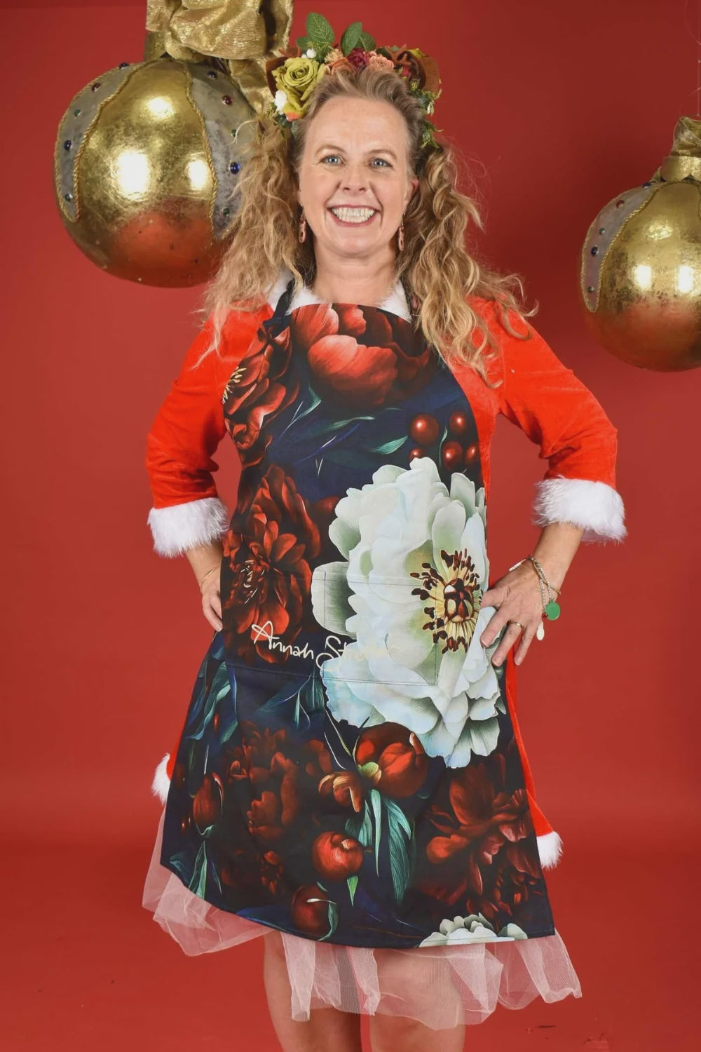 Apron - Navy Merry