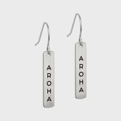 Aroha Earrings - Silver