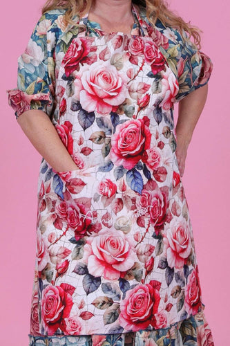 Apron - Heart Rose
