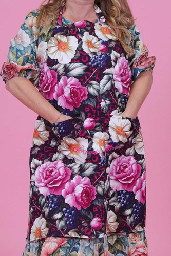 Apron - Jungle Mulberry
