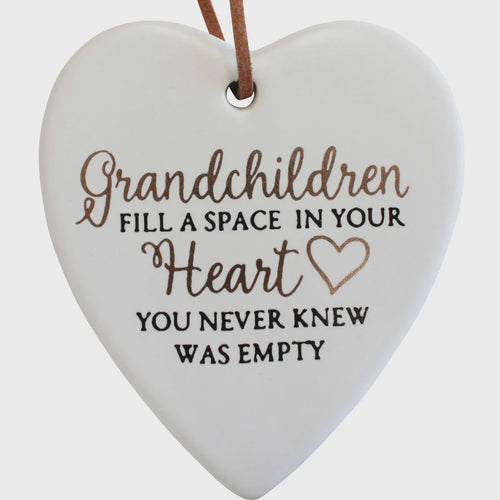 Grandchildren Hanging Heart