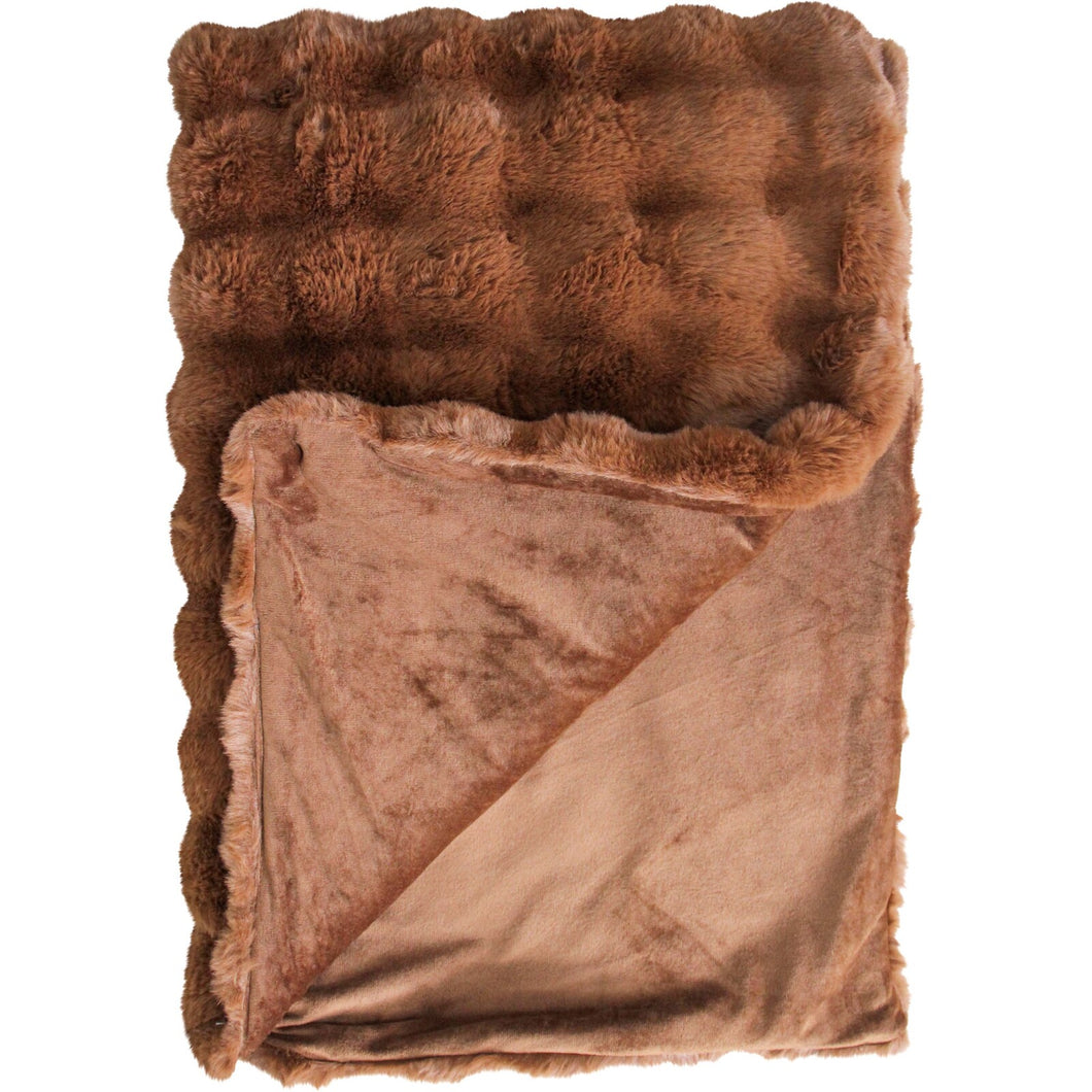 Coco Faux Fur Blanket
