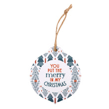 Christmas Ceramic Decorations Range Details: Made from high-quality ceramic! Includes a ribbon for hanging on your Christmas tree! Bauble-shaped design! 