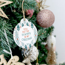 Christmas Ceramic Decorations Range Details: Made from high-quality ceramic! Includes a ribbon for hanging on your Christmas tree! Bauble-shaped design! 