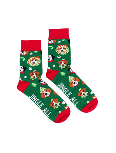 Xmas Dogs Socks