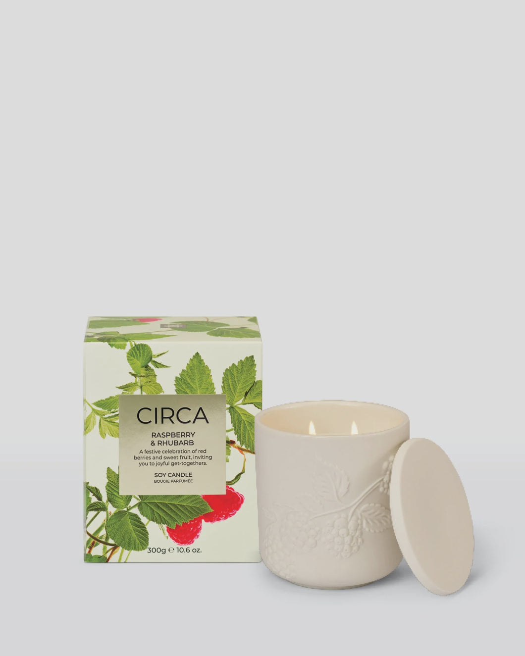 300g Raspberry & Rhubarb