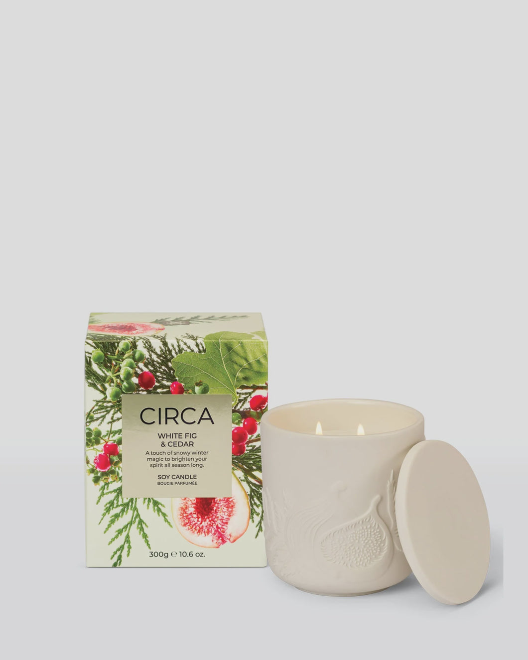 300g White Fig & Cedar Candle