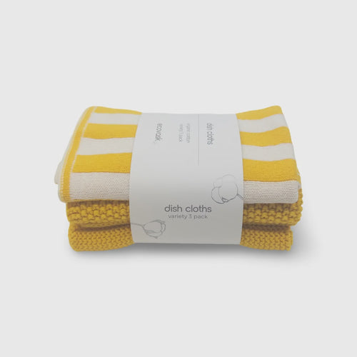 3pk Daffodil Stripe Cloths