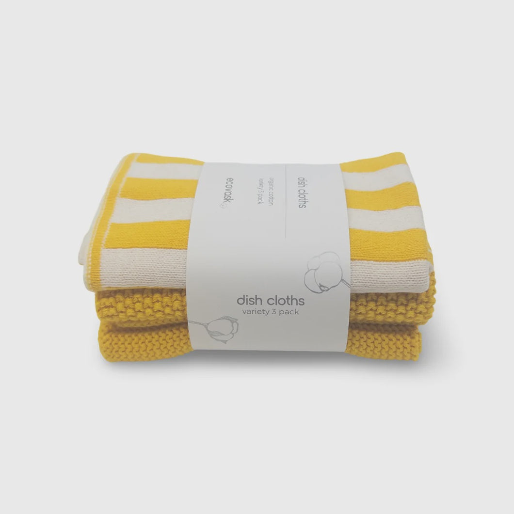 3pk Daffodil Stripe Cloths