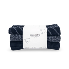 Cloth 3pk Raven Herringbone
