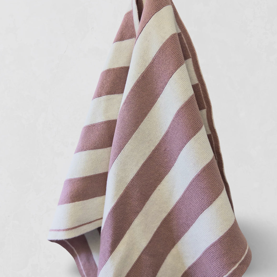Tea Towel - Orchid Stripe