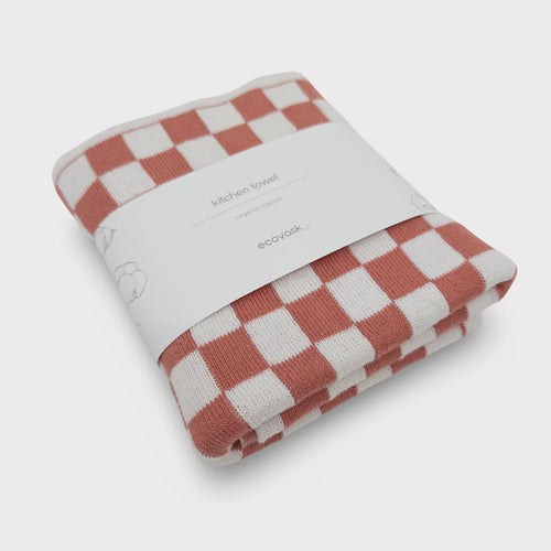 Coral Kitchen Towel