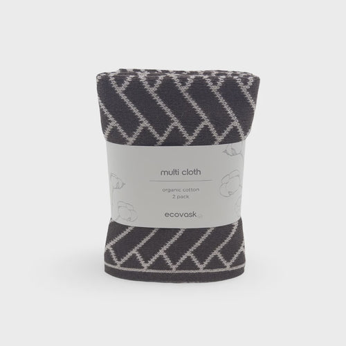 Multi Cloths 2pk - Herringbone