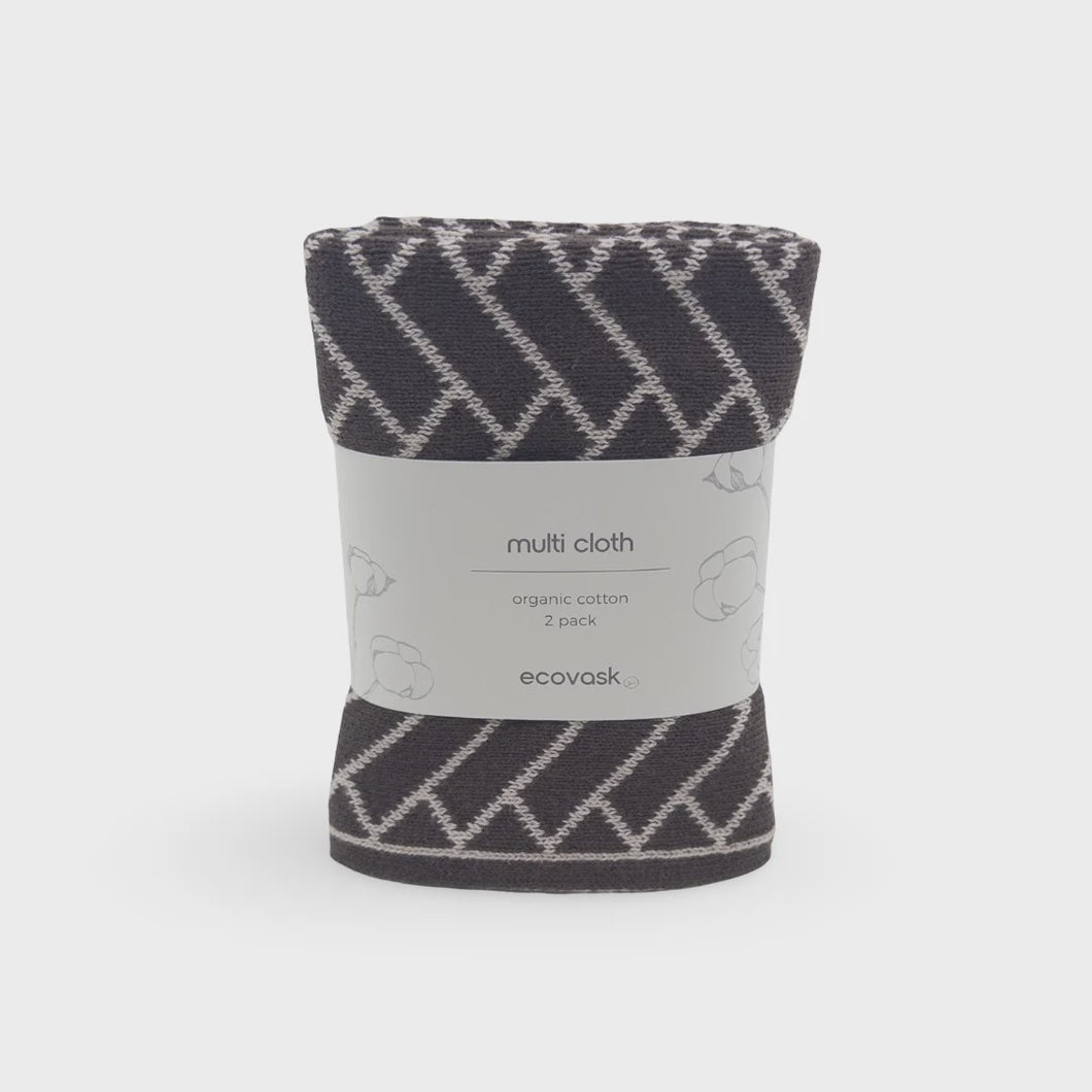 Multi Cloths 2pk - Herringbone