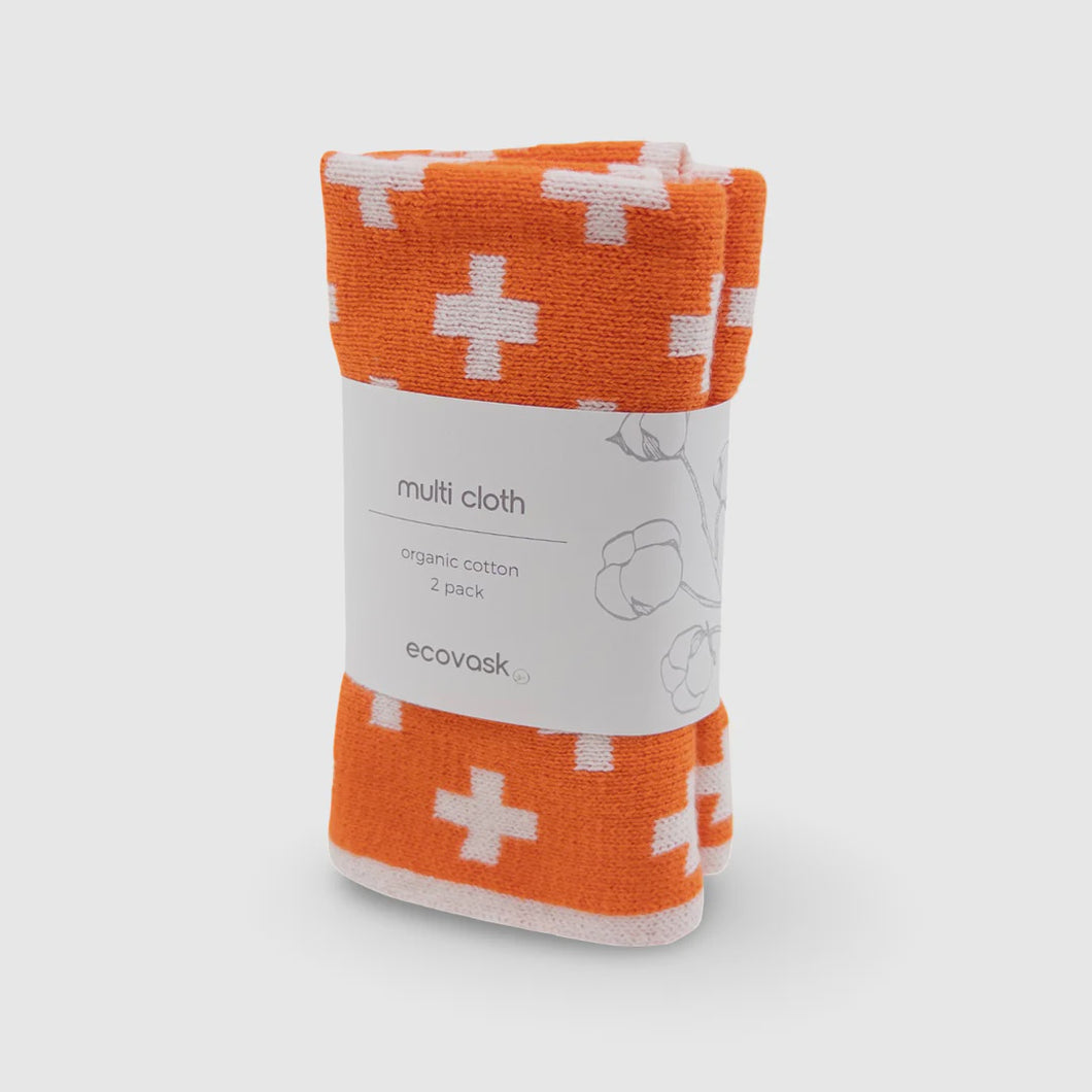 Mandarin Multi Cloth 2pk