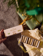 Mini Goldie Trio by Ecoya Unleash the magic of the festive season with our Mini Goldie Trio. Housed in a chic rigid box, the Mini Goldie Trio includes all three Holiday Collection fragrances, Fresh Pine, Pear & Brandy and Peachy. 