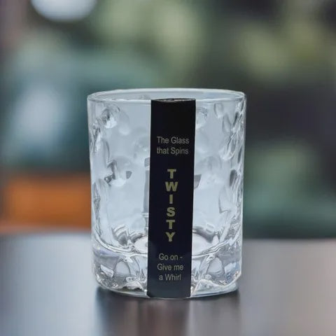 Twisty Spinning Glass - Bubbles