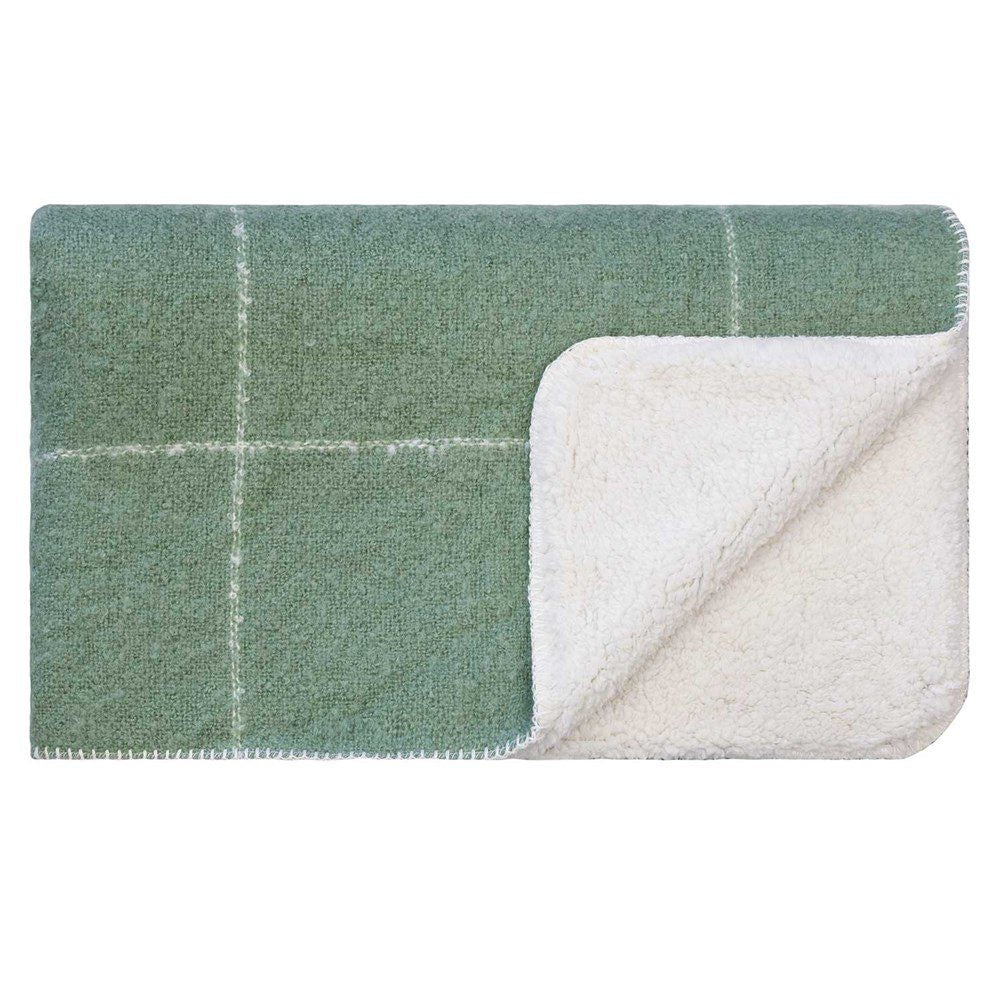 Sherpa Throw - Loden Frost