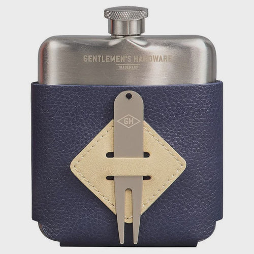 HIP FLASK & DIVOT TOOL