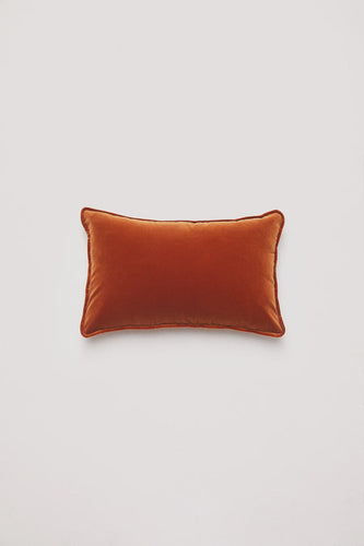 Lumbar Velvet - Toffee Cushion