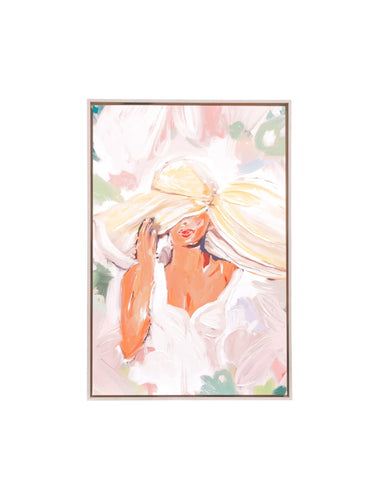 Vera Woman Framed Canvas