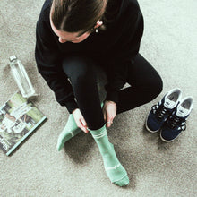 Sage Crew Socks