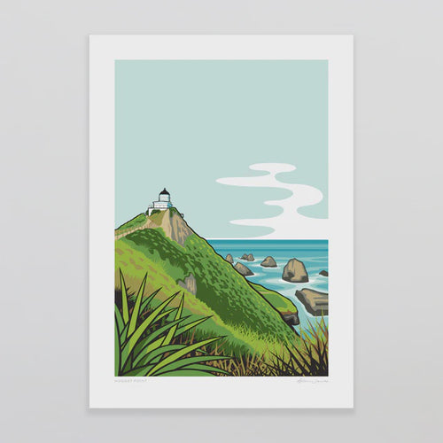 Nugget Point Art Print