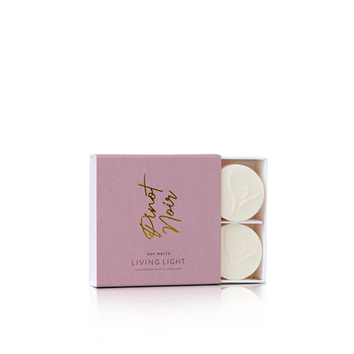 Wild Plum Soy Melts (Pack of 4) by Living Light Wild Plum Fragrance ~ Dancing notes of juicy plum and fresh green leaves whisper in sweet delight that anything is possible. Scent Family: Fruity / Citrus Soy melts. Rosies Gifts, Mosgiel, Dunedin