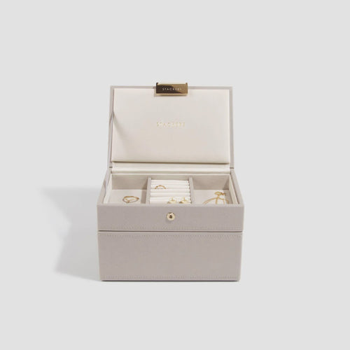 Stackers Mini Jewellery Box Set / Taupe