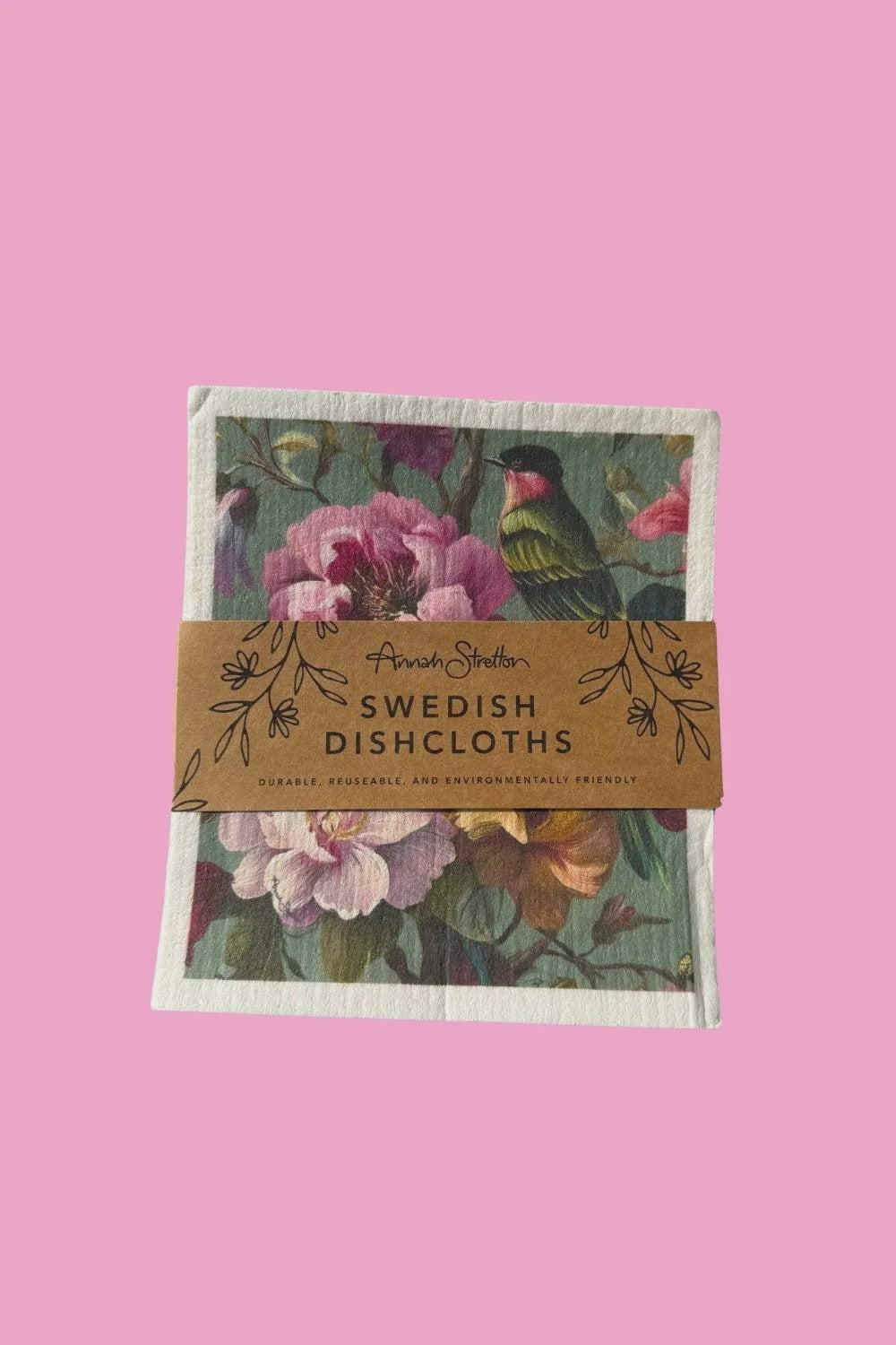 Swedish Dish Cloths - Peony Aviary