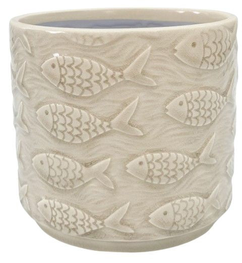 Bisque Fish Planter