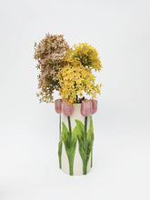 Tulip Vase Pink & White