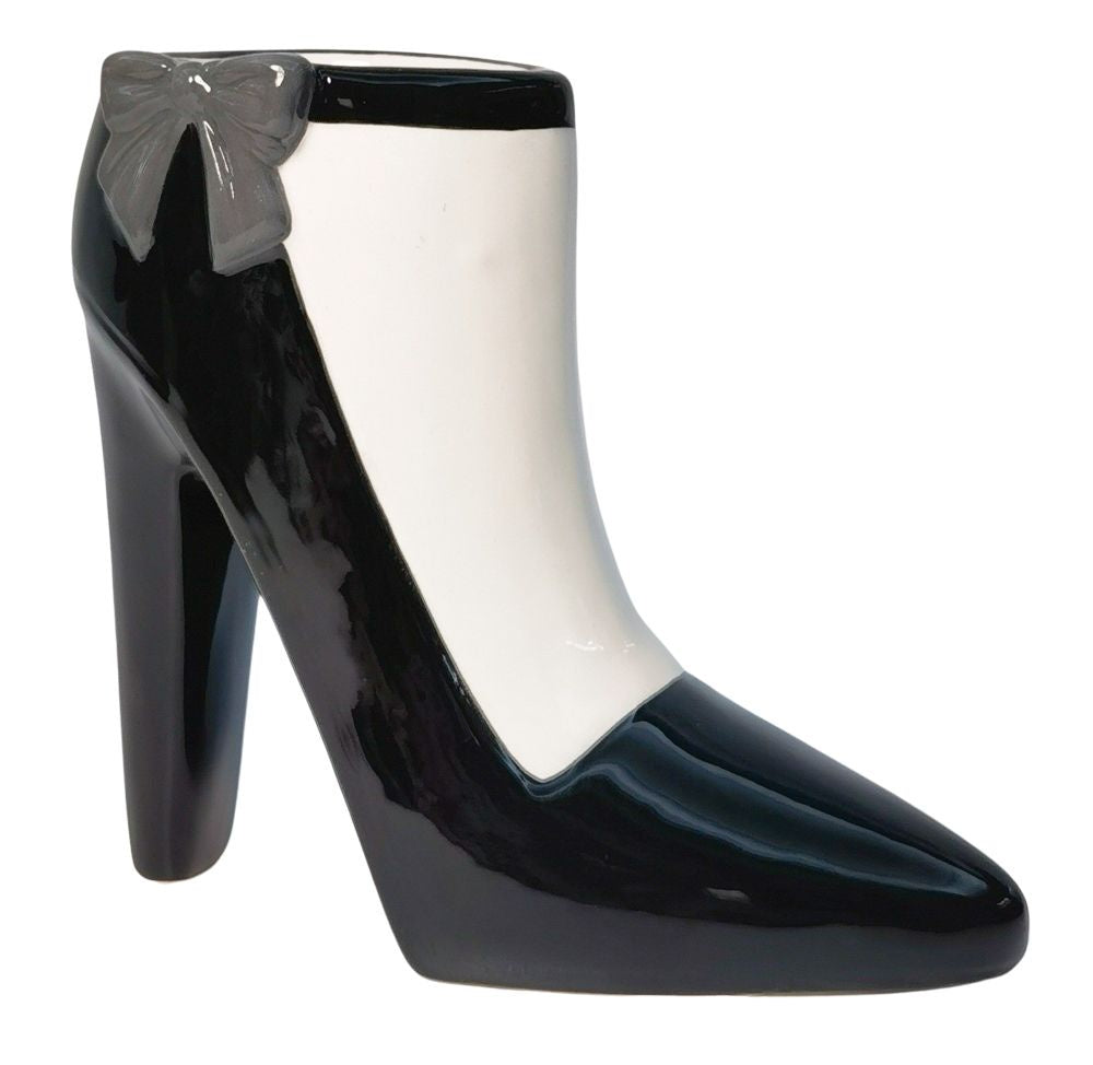 High Heel Vase Black