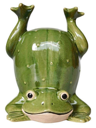 Frog Handstand Vase