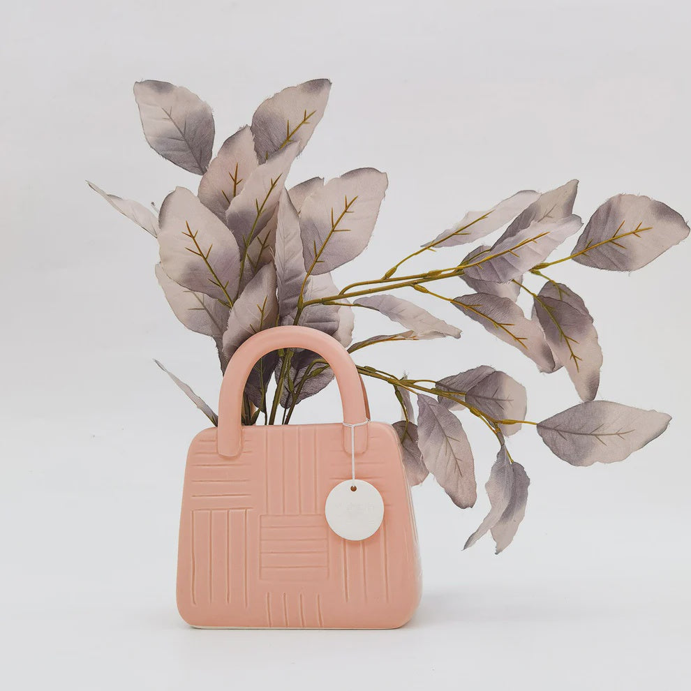 Pink Handbag Planter