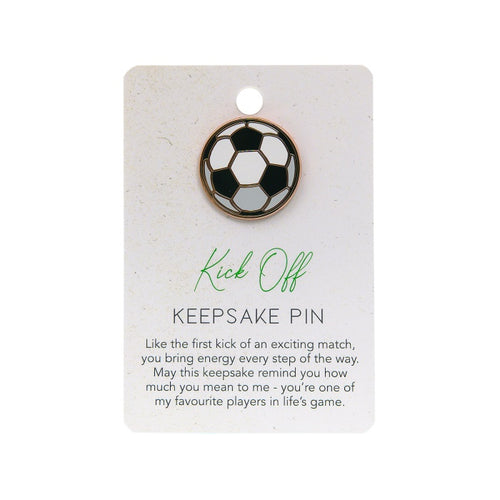 Kick Off Keepsake Pin